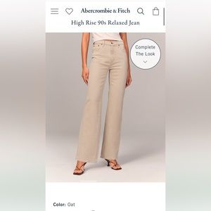Abercrombie High Rise 90s Relaxed Jean
